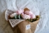 bouquet de pivoines roses