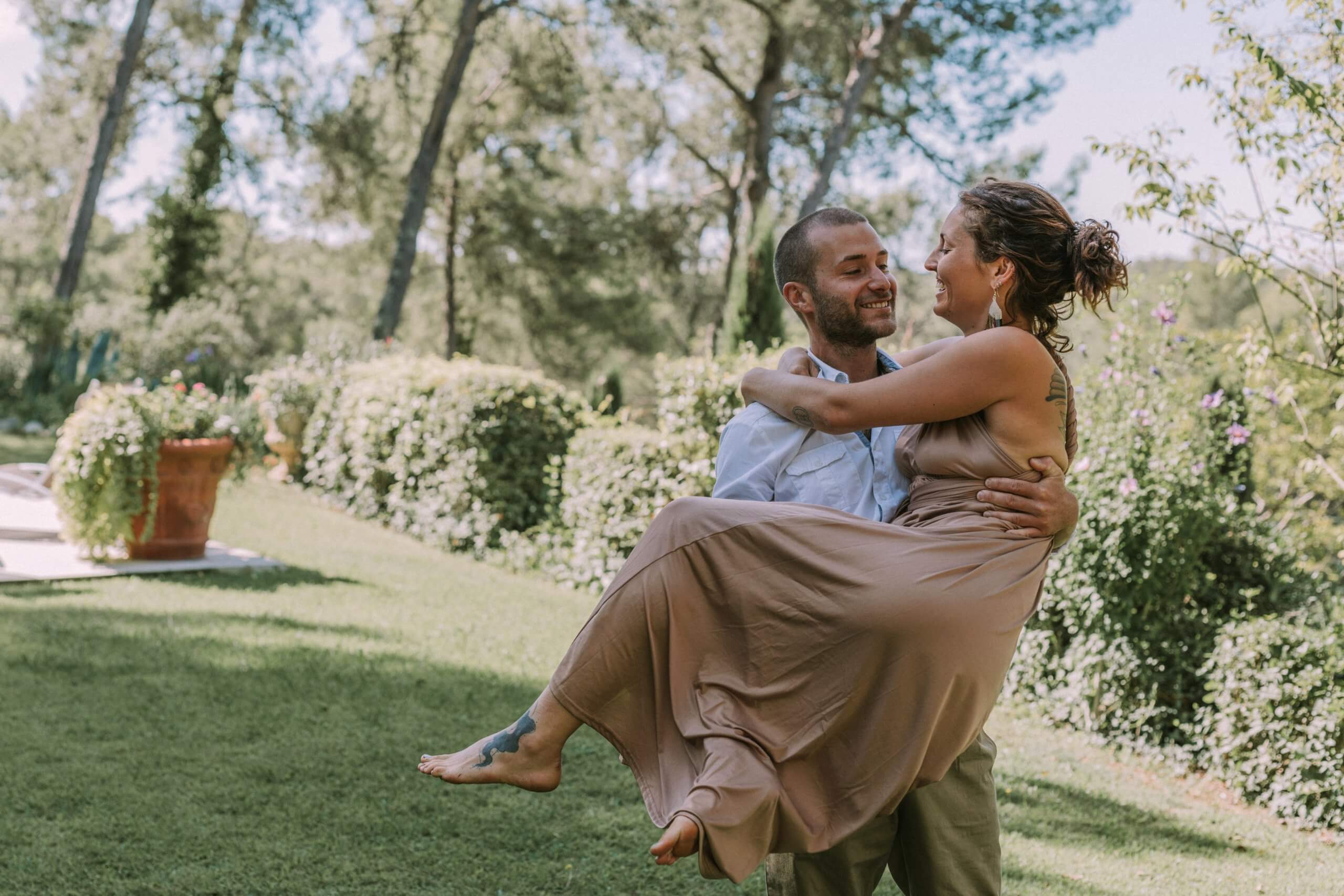 danse porté couple jardin castelnau le lez