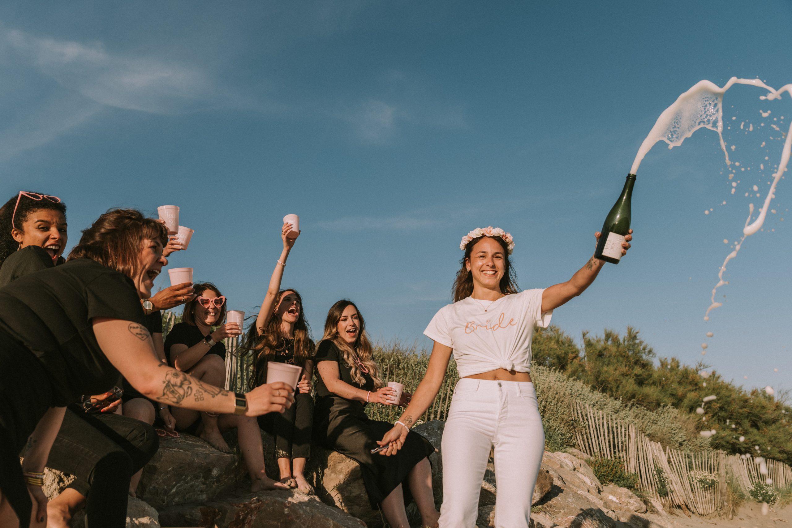 photo evjf plage grau du roi gard