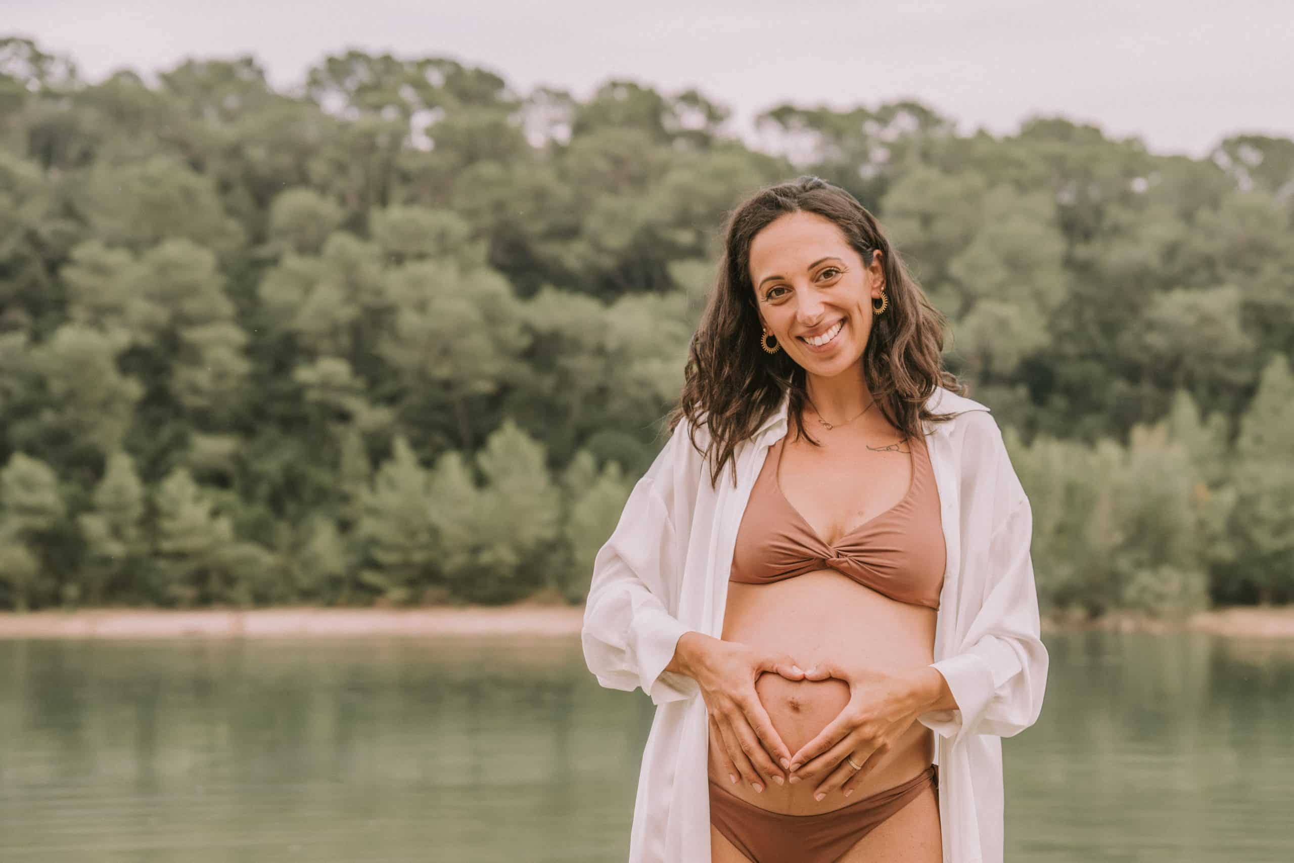seance grossesse lac de ceceles herault