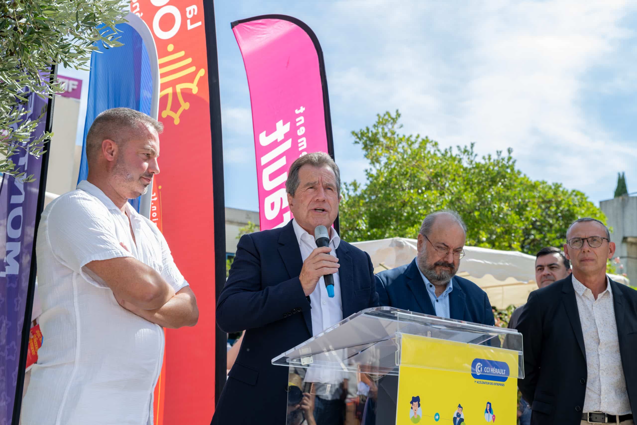 Discours d’inauguration d’André Deljarry, président de la CCI Hérault, lors de la 7ᵉ édition de la Rentrée des Réseaux