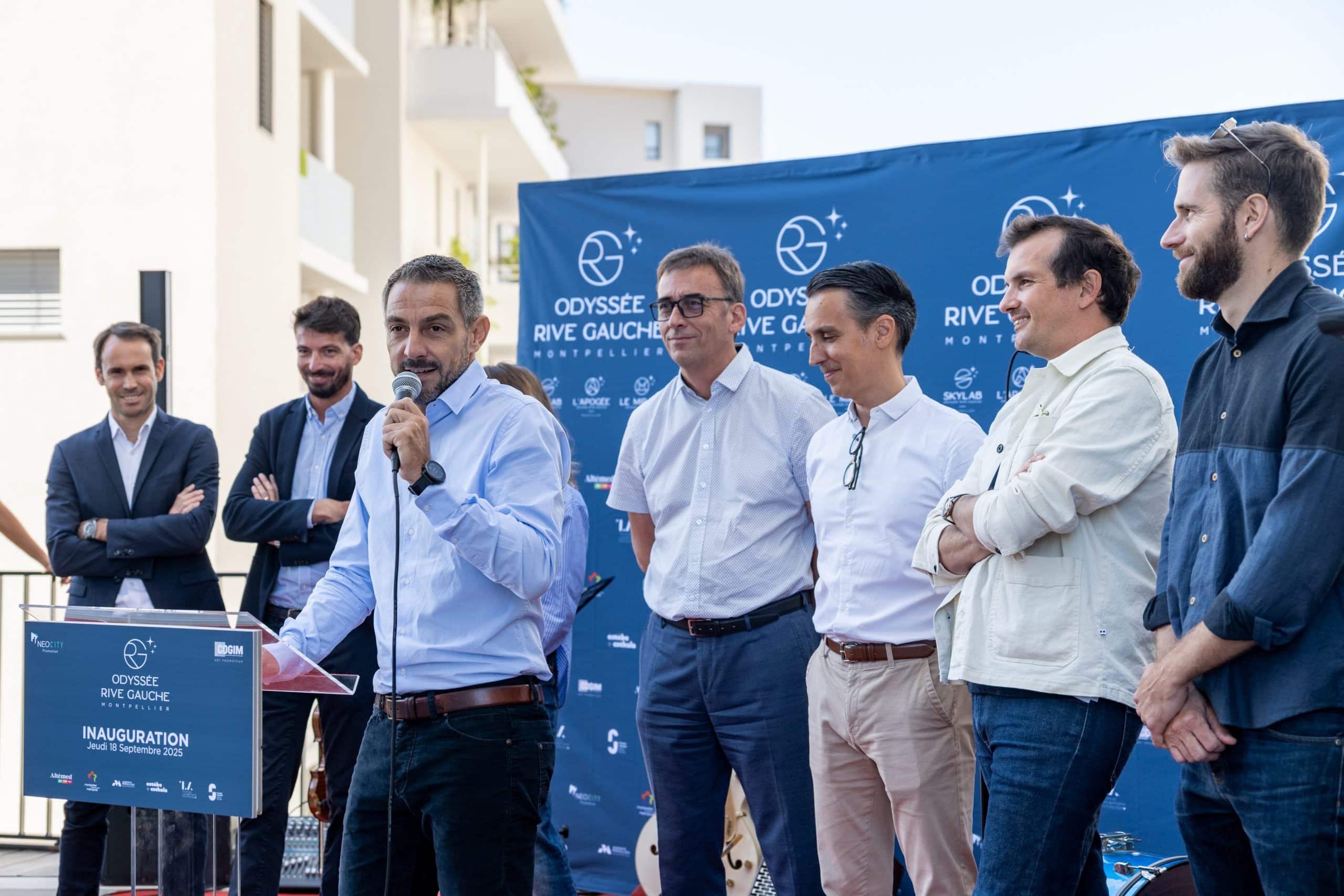 Inauguration de la résidence Odyssée Rive Gauche à Montpellier - un programme signé Neocity et Cogim